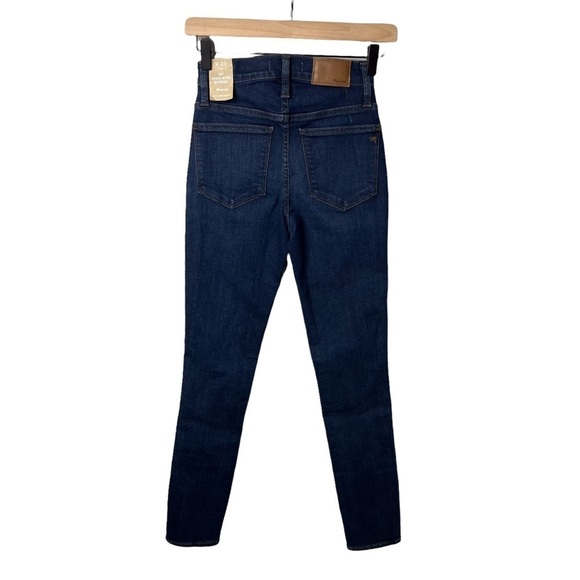 Madewell 10” High Rise Skinny Jeans Size 23 Classic Style F4684 - Picture 5 of 11